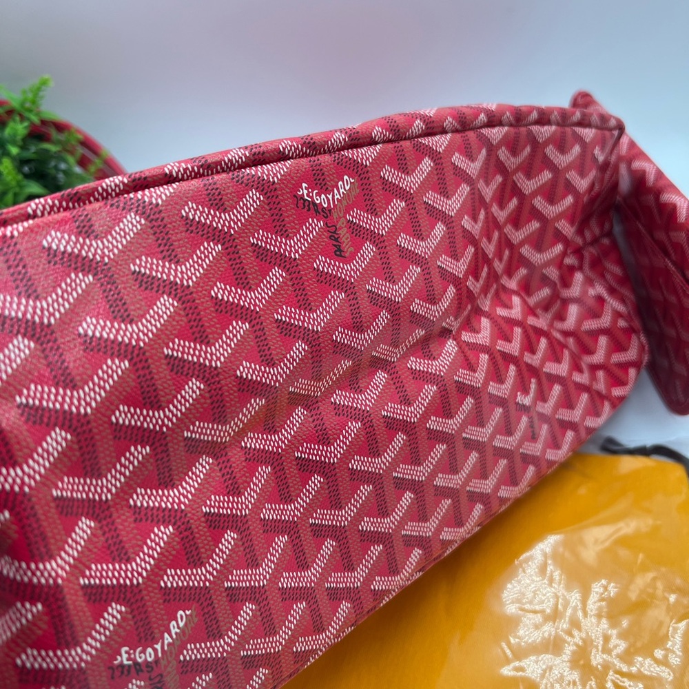 Goyard St. Louis pm Tote Fuchsia Garden Flower LIMITED EDITION Rare NEW 😍🔥 - Picture 5 of 6